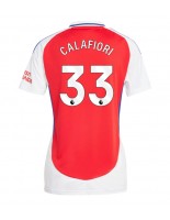 Arsenal Riccardo Calafiori #33 Domácí Dres pro Dámské 2024-25 Krátký Rukáv